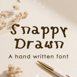 Font SnappyDrawn - A...