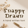 Font SnappyDrawn - A handwritten font
