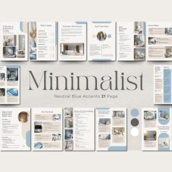 Airbnb Welcome Book Canva Template 21 Pages, Canva Editable, VRBO Host Guide, Complete Pack, Instant Download