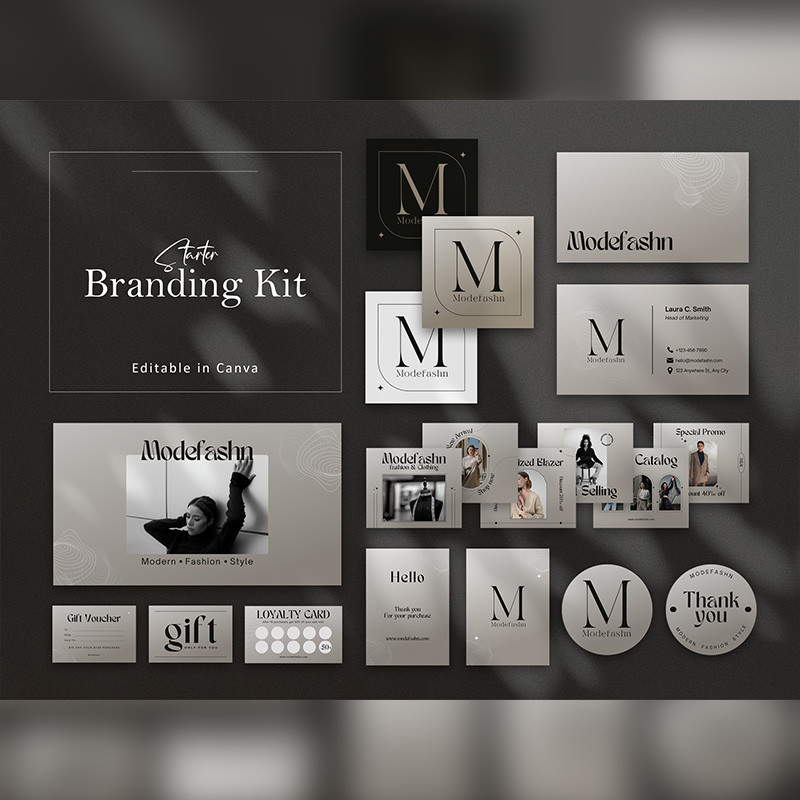 Canva Template Starter Branding Kit