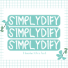 SimplyDify - a handwritten font