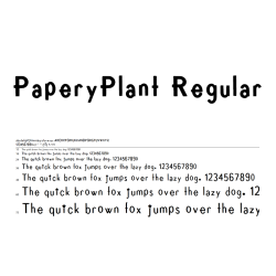 PaperyPlant creative and cute, bold style