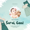 Adorable Baby Girl Dress Set: Minimal, Pastel Colors & Cute Vector Illustrations