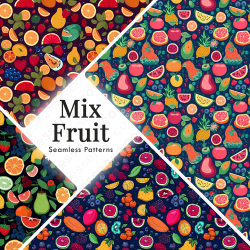 Vibrant Mix Fruit Seamless...