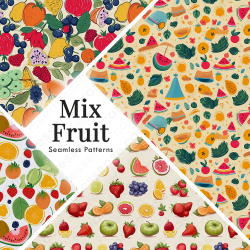 Vibrant Mix Fruit Seamless...