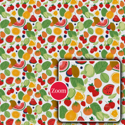 Vibrant Mix Fruit Seamless Patterns Collection – Tropical & Juicy Designs