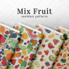 Vibrant Mix Fruit Seamless Patterns Collection – Tropical & Juicy Designs