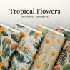 Tropical & Hawaiian Floral Seamless Patterns Collection