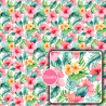 Tropical & Hawaiian Floral Seamless Patterns Collection