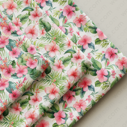 Tropical & Hawaiian Floral Seamless Patterns Collection