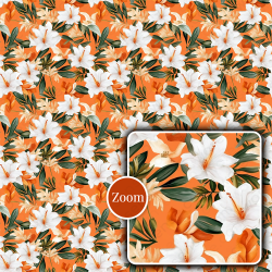 Tropical Floral Seamless Patterns Collection