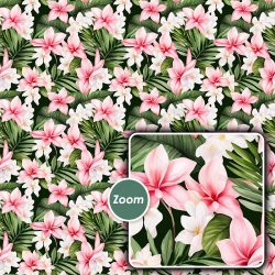 Tropical Floral Seamless Patterns Collection