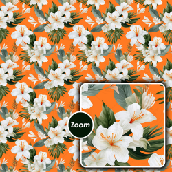 Tropical Floral Seamless Patterns Collection