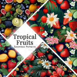 Tropical Fruit Seamless...