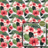 Tropical Flowers Seamless Patterns