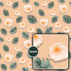 Tropical Floral Seamless Patterns Collection