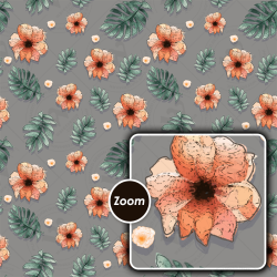 Tropical Floral Seamless Patterns Collection