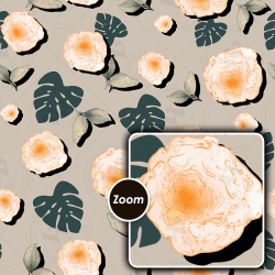 Tropical Floral Seamless Patterns Collection