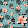 Tropical Floral Seamless Patterns Collection