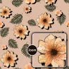 Tropical Floral Seamless Patterns Collection