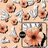 Tropical Floral Seamless Patterns Collection