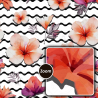 Tropical Flowers Seamless Pattern Set – Vibrant Geometric Designs