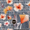 Tropical Flowers Seamless Pattern Set – Vibrant Geometric Designs