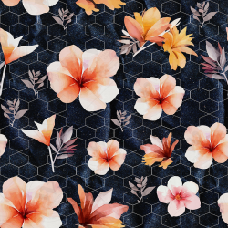 Tropical Flowers Seamless Pattern Set – Vibrant Geometric Designs