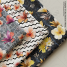 Tropical Flowers Seamless Pattern Set – Vibrant Geometric Designs