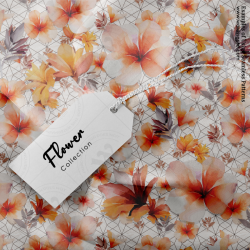 Tropical Flowers Seamless Pattern Set – Vibrant Geometric Designs